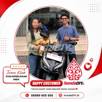 Serah Terima Unit Motor oleh Honda DIY Konsumen Area Prambanan