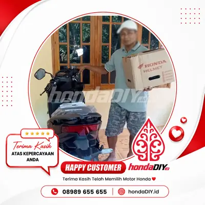 Serah Terima Unit Motor oleh Honda DIY Konsumen Area Bantul